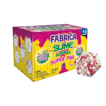 FABRICA DE SLIME ACRILEX 43008 SUPER PINK          