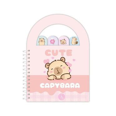 LIBRETA RY 10X14CM 40HJS 1101 CAPYBARA CON ESPIRAL          