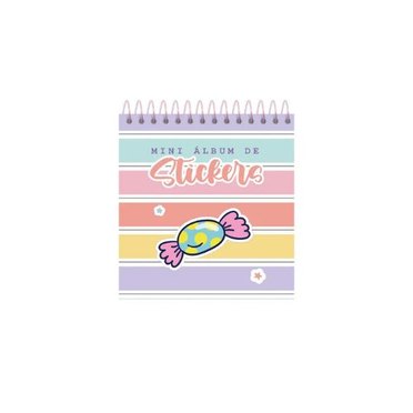 MINI ALBUM DE STICKERS RY 1095 9X9CM ANILLADO          