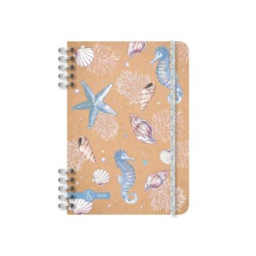 AGENDA RY 12X17 2 DXP 8038 LINEA KRAFTY CON ESPIRAL          