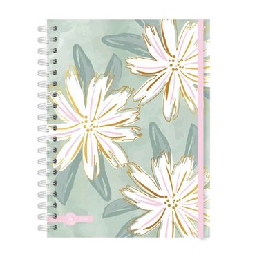AGENDA RY 15X21 SEMANAL 8037 LINEA ACUARELA CON ESPIRAL          