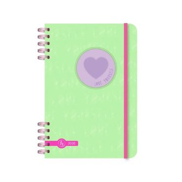 AGENDA RY 12X17 2 DXP 8013 LINEA TRENDY CON ESPIRAL          