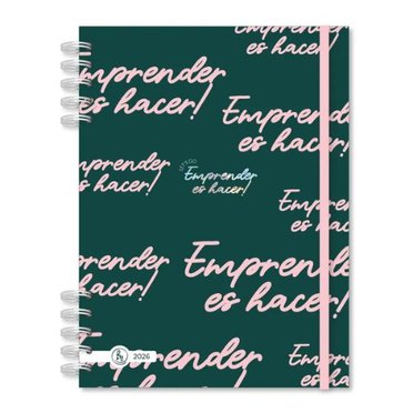 AGENDA RY 15X21 DIARIA 8012 LINEA EMPRENDEDORES CON ESPIRAL          