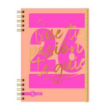 AGENDA RY 15X21 DIARIA 8036 LINEA TRENDY CON ESPIRAL          