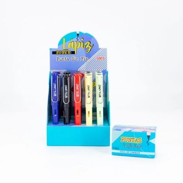 LAPIZ INFINITO C/GOMA UTIL UNO CUERPO LISO LAP-INF          