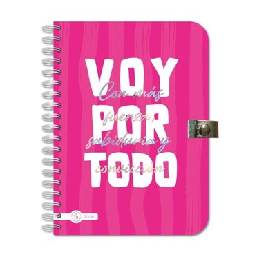 AGENDA RY 15X21 2 DXP 8001 LINEA MOTIVACION CON ESPIRAL          