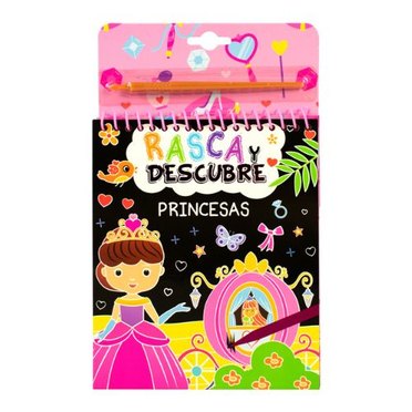 LIBRO RASCA Y DESCUBRE PRINCESAS 5986 SILVER DOLPHIN          