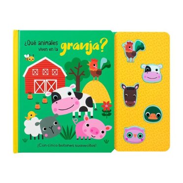 LIBRO QUE ANIMALES VIVEN EN LA GRANJA 2493 SILVER DOLPHIN          