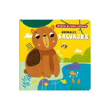 LIBRO RUIDOS Y TEXTURAS ANIMALES SALVAJES 2141 SILVER DOLPHIN          