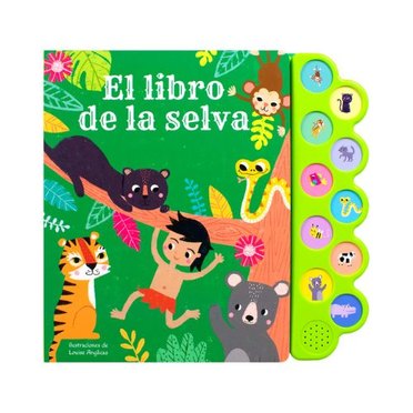 LIBRO SONIDOS EL LIBRO DE LA SELVA 2196 SILVER DOLPHIN          