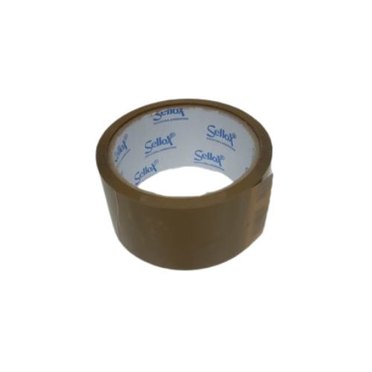 CINTA EMBALAJE 48X40MTS SELLOX MARRON 51614