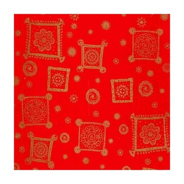 BOBINA DE PAPEL 20CM MANDALA PLENO CON DORADO X KG          
