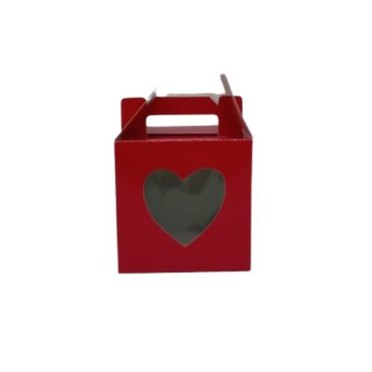 CAJA DE REGALO CUBO C/VISOR 12X12CM PALEJ 209          