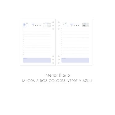 REPUESTO PARA AGENDA NRO7 DIARIO NORPAC 5007AG          