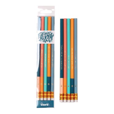 LAPIZ GRAFITO CON GOMA WERO WE4079 TERRA          