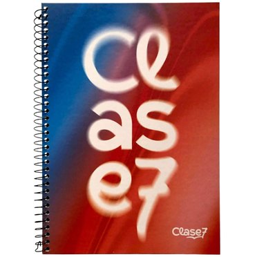 CUADERNO 20X27,5 TAPA DURA CLASE 7 60HJS SKYCOLOR          
