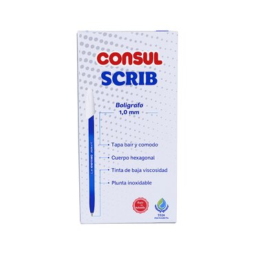 BOLIGRAFO CONSUL SCRIB PTA1MM BOL SCRIB          
