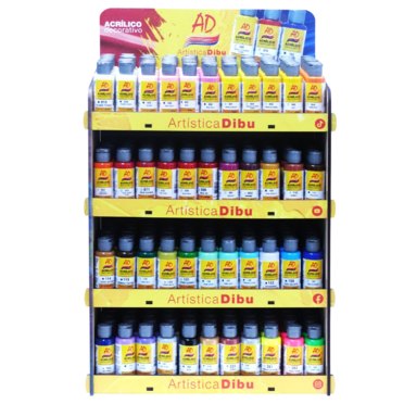 EXHIBIDOR ACRILICO AD 60ML COMBO 264UNID          