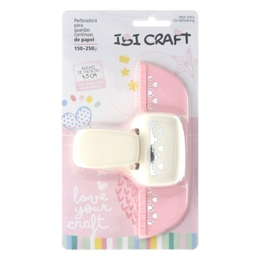 PERFORADORA ARTISTICA P/GUARDA 655974 JUMBO IBI CRAFT FLORES DECO          