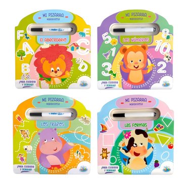 LIBRO MI PIZARRA MARAVILLOSA CBK-107 BRAINY KIDS          