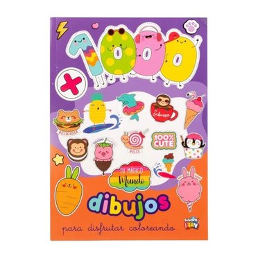 LIBRO + 1000 DIBUJOS PARA DISFRUTAR LIST-537 SCHOOL FUN          