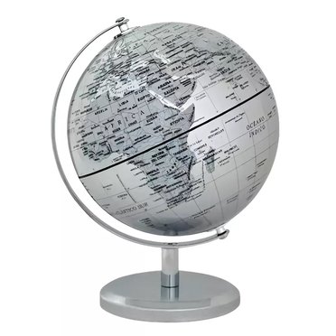GLOBO TERRAQUEO BASE METAL 141M 14CM