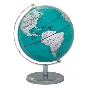 GLOBO TERRAQUEO BASE METAL 143M 14CM