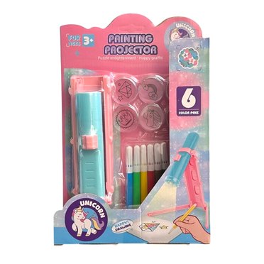 PROYECTOR PARA PINTAR 205235 TOYZ 7546 UNICORNIOS
