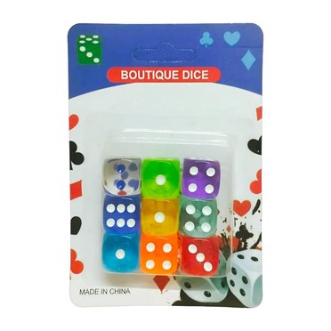DADOS EN BLISTER X9 PX1226 TOYZ          