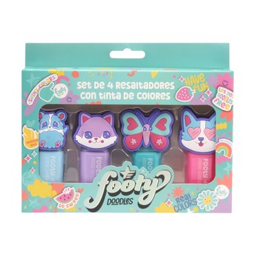 SET DE RESALTADORES X4 FOOTY LIB101          