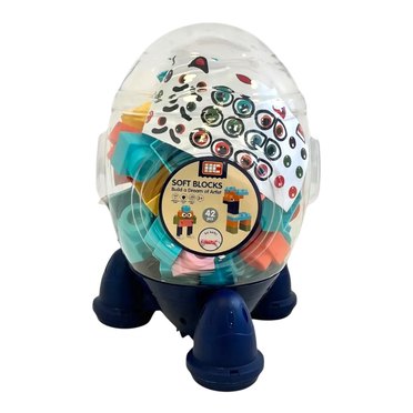 BLOCKS COHETE MEDIANO ZY1805813 42PZS MI CLAVEL          