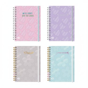 CUADERNO 15X21 TAPA DURA 1100 PASTEL 80HJSRY PRODUCTOS          