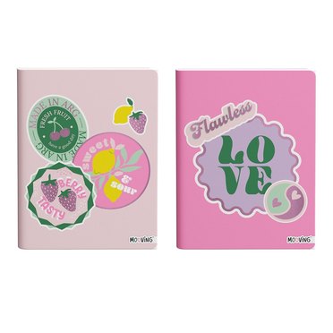 CUADERNO TAPA FLEXIBLE MOOVING 48HJ COSIDO LICENCIAS          