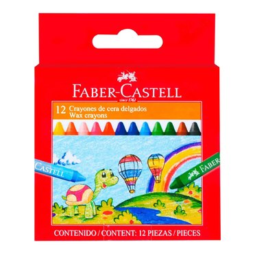 LAPICES DE CERA FABER X12UNID 222012          