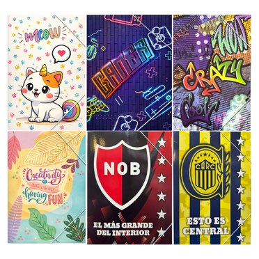 CARPETA 3 SOLAPAS OFICIO PLASTICA EDU/DA/YO TE DIGO LIC MOD VARIOS          