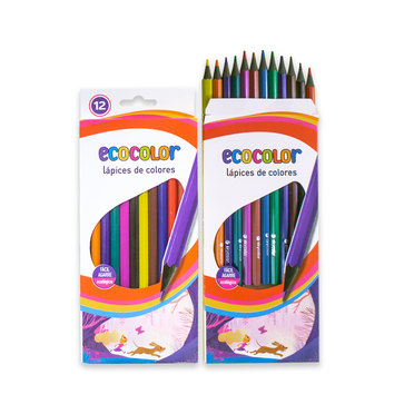 LAPICES ECOCOLOR SKYCOLOR LARGO X 12UN JJ103009-12          