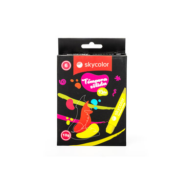 TEMPERA SOLIDA FLUO X6U JJ01030-6F SKYCOLOR          