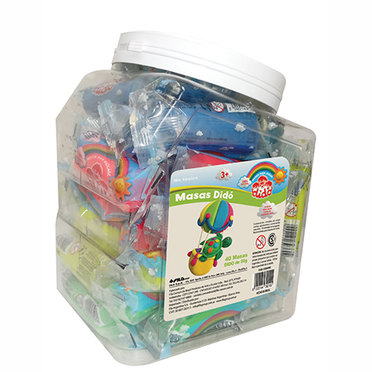 MASA PARA MODELAR DIDO 50GRSX40UNIDPOTE 513001PO          