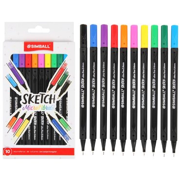 MICROFIBRA SIMBALL SKETCH X10UNID 04MM SP          