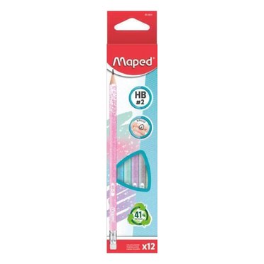 LAPIZ GRAFITO MAPED GLITTER HB2 851804          