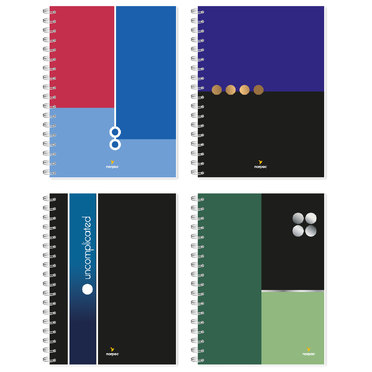 CUADERNO A5 TAPA DURA NORPAC 90HJS          