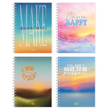 CUADERNO 297 TAPA SEMIRIGIDA NORPAC 80HJS          