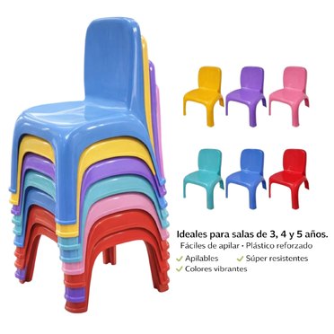 SILLITA PLASTICA APILABLE BAN2 NEW PLAST          