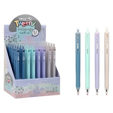 BOLIGRAFO GEL TWEENY 07MM RETRACTIL 070501          