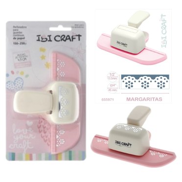 PERFORADORA ARTISTICA P/GUARDA 655971 JUMBO IBI CRAFT MARGARITAS          