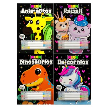 LIBRO COLOREO NEON BETINA 2382/83/84/85          