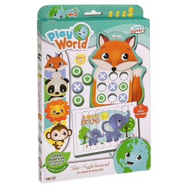 TATETI + PUZZLE SECUENCIAL 1035 KREKER PLAY WORLD          