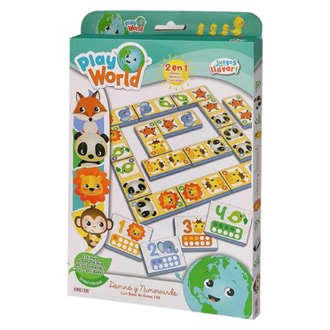 DOMINO Y NUMEREANDO 1031 KREKER PLAY WORLD          
