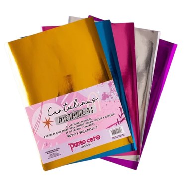 CARTULINA METALIZADA A4 100120 PUNTO CERO          