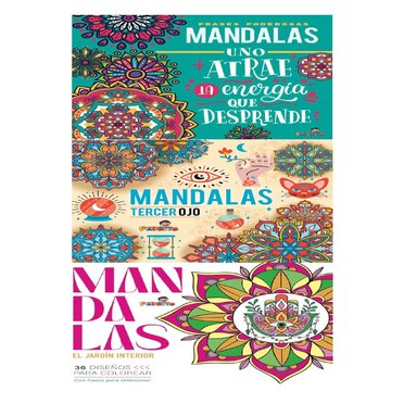 LIBRO MANDALAS PEDRITO 21X23CM 72PGS 21364          